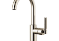 Brizo® 61043LF-PN Bar Faucet, Litze™, Polished Nickel, 1 Handle, 1.8 gpm