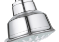 GROHE 27126001 Shower Head, Relexa Rustic 100 Five, 2.5 gpm Minimum, 5 Sprays, Wall Mount, 4 in Dia Head, Import