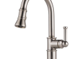 Brizo® 64025LF-SS Kitchen Faucet, Artesso®, 1.8 gpm Flow Rate, Stainless Steel, 1 Handles, 1 Faucet Holes, Function: Traditional, Commercial
