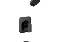 Moen® T2473EPBL T2473 Trim, 2 gpm Shower, No, Matte Black