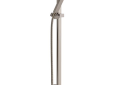 DELTA® 57530-SS Premium Hand Shower, Vero®, 1-Function Shower Head, 2 gpm, 60 to 82 in L Hose, Stainless Steel, Import