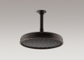 Kohler® 13693-2BZ Traditional Raincan Shower Head, 2.5 gpm Flow Rate, Ceiling Mount
