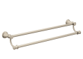 Moen® YB6422BN YB6422 Belfield™ Double Towel Bar, 24 in L Bar, 3.76 in OAH 5-1/4 in OAD, Aluminum, Import