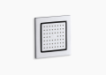 Kohler® 8002-CP WaterTile® Square Body Spray With Soothing Spray, Number of Spray Type: 1, Full Spray, 2.5 gpm Max Flow, Wall Mount