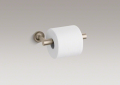 Kohler® 14377-BV Pivoting Toilet Tissue Holder, Purist®, 1-7/8 in H, Metal, Vibrant® Brushed Bronze