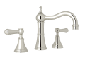 Perrin & Rowe U.3723LSP-PN-2 Georgian Era Bathroom Faucet, 1.2 gpm Flow Rate, Nickel, Import