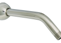 Speakman® S-2500-PN Shower Arm and Flange, 7 in L, Solid Brass Arm, 45 deg, 2.5 gpm, 1/2 in MNPT Inlet and Outlet, Import