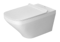 DURAVIT 2542090092 Rimless Toilet, DuraStyle, Elongated Bowl, 15-3/4 in H Rim, 1.6/0.8 gpf, White, Import