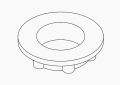 Kohler K-1057941 Two-Piece Locknut Assembly Shank