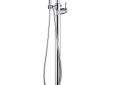 Delta T4759-FL Contemporary Floor Mount Tub Filler Trim -  Chrome