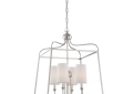 Crystorama 2244-PN Libby Langdon for Crystorama Sylvan 4 Light Chandelier - Polished Nickel