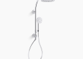 Kohler K-27118-G-CP HydroRail(R)-R Occasion(TM) Arch Shower Column Kit with Rainhead and Handshower, 1.75 GPM - Polished Chrome