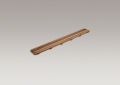 Kohler® 9336-NA Groove® Drain Cover, 55-1/2 in L x 5-1/2 in W, Teakwood
