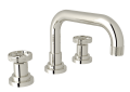 ROHL A2328LMPN-2 San Giovanni C-Spout Widespread Bathroom Faucet - Polished Nickel