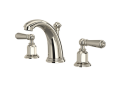 Rohl U.3760L-PN-2 Perrin & Rowe Edwardian High Neck Widespread Bathroom Faucet - Polished Nickel