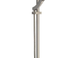 DELTA® 51552-SS Tesla® Hand Shower, 4 Shower Head, 2 gpm Flow Rate, 60 in L Hose, 1/2 in Connection, Stainless Steel, Import