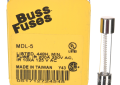 Ruud 44-MDL5-5PK Package of 5 4 Amp Glass Type Time Delay Fuses