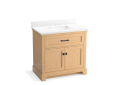 Kohler(R) K-29261-BD1-WEK Charlemont(TM) 36" Bathroom Vanity Cabinet with Sink and Quartz Top - Light Oak