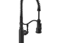 Kohler® 77515-BL 77515 Tournant® Semi-Professional Kitchen Faucet, 1.5 gpm Flow Rate, 360 deg Swing Spout, Matte Black, 1 Handles