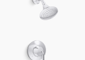 Kohler K-TS27420-4-CP Tone(TM) Rite-Temp(R) Shower Trim Kit, 2.5 GPM - Polished Chrome