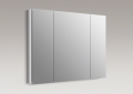 Kohler® 99010-NA Verdera® Triple Door Medicine Cabinet, 4-3/4 in OAL x 40 in OAW x 30 in OAH, Anodized Aluminum