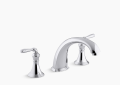 Kohler® T398-4-CP Devonshire® Bath Tub Faucet Trim, 16 gpm Flow Rate, 8 in Center, Polished Chrome, 2 Handles, Function: Traditional