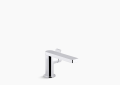 Kohler® 73167-4-CP Composed® Bathroom Sink Faucet, 1.2 gpm Flow Rate, 4 in H Spout, 1 Handles, Pop-Up Drain, 1 Faucet Holes, Polished Chrome, Function: Traditional