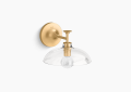 Kohler K-31768-SC01-2GL Tone 7" One-Light Sconce - Brushed Moderne Brass