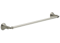 DELTA® 76424-SS Ashlyn® Towel Bar, 24 in L Bar, 3-1/2 in OAD x 2-3/16 in OAH, Brass, Stainless Steel, Import
