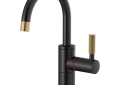 Brizo® 61343LF-H-BLGL Litze® Instant Hot Faucet, 1 gpm at 60 psi Flow Rate, Luxe Gold/Matte Black, 1 Handle, Import