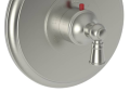 Newport Brass 3-2414TR-15 3/4" Round Thermostatic Trim Plate with Handle - Polished Nickel