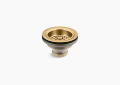 Kohler K-8799-2MB Duostrainer(R) Sink Drain and Strainer Basket, Less Tailpiece - Vibrant Brushed Moderne Brass