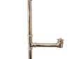 Barclay 5599-SN Tub Waste and Overflow With Twist and Lift Stopper, Brass, Brushed Nickel, Import