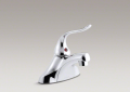 Kohler 15597-F5-CP Single-Control Centerset Lavatory Faucet, Lever Handle