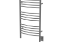 Amba® CCB Jeeves Curved Towel Warmer, Hardwired, 13 Bars, Brushed Stainless Steel, 21-1/4 in W 36-3/4 in H
