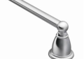 Moen® YB2218CH Brantford™ Towel Bar, 18 in L Bar, 2.05 in OAH 2.96 in OAD, Aluminum, Import