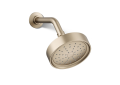 Kohler® 965-AK-BV Purist® 1-Function Showerhead With Katalyst® Air-Induction Technology, 2.5 gpm Min, 1 Sprays, Wall Mount, 5-1/2 in Dia x 3-15/16 in H Head