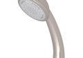 Perrin & Rowe B00151STN Rohl Cross Collection 2-Function Handshower, 3-5/8 in Dia Shower Head 3-Function Shower Head, 1.8 gpm Flow Rate, 1/2 in Male Connection, Satin Nickel