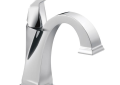 DELTA® 551-DST Dryden™ Centerset Lavatory Faucet, Commercial, 1.2 gpm Flow Rate, 3-7/8 in H Spout, 1 Handles, Pop-Up Drain, 1/3 Faucet Holes, Polished Chrome, Function: Traditional