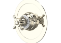 ROHL U.5566X-PN/TO Edwardian Era Round Thermostatic Trim Plate without Volume Control - Polished Nickel