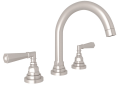 ROHL A2328LMSTN-2 San Giovanni C-Spout Widespread Bathroom Faucet - Satin Nickel