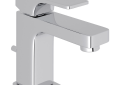 Rohl CU51L-APC-2 Quartile Single Hole Single Lever Bathroom Faucet - Polished Chrome with Metal Lever Handle