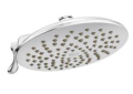 Moen® S6320EP Multifunction Raincan Shower Head, Velocity®, 2 gpm, 2 Sprays, Wall Mount, 8 x 3-1/8 in Head, Import