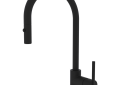 ROHL CY57L-MB-2 Pirellone Pulldown Side Lever Kitchen Faucet - Matte Black