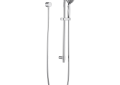 DELTA® 51361 Hand Shower, 3-7/8 in Dia, 1.75 gpm Flow Rate, 72 in L Hose, NPT Connection, Polished Chrome, Import