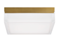 Tech Lighting 700BXLC-LED3 Boxie Large Flush Mount - Aged Brass