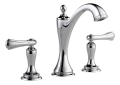 Brizo® 65385LF-PCLHP Charlotte® Widespread Lavatory Faucet, Commercial, 1.5 gpm Flow Rate, 5-5/8 in H Spout, 6 to 16 in Center, Polished Chrome, Pop-Up Drain, Import