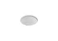 Kohler® 6565-0 Porto Fino™ Bar Sink, Round Shape, 18-3/8 in Dia x 8-5/8 in D, Top/Undermount Mounting, Enameled Cast Iron, White