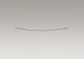 Kohler® 9349-BS Expanse® Traditional Curved Shower Rod, Stainless Steel, Brushed Stainless Steel