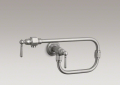 Kohler 7322-4-BS Wall-mount Kitchen Pot Filler